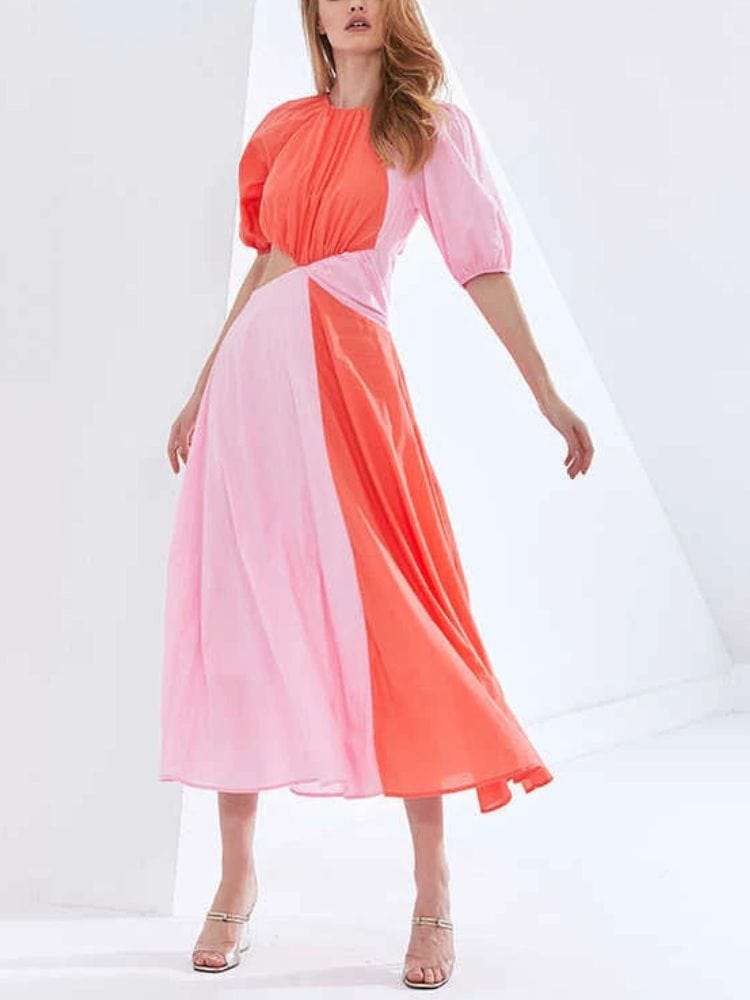 BOHEMIAN THE LABEL  Kaitlin Short Sleeve Midi Dress